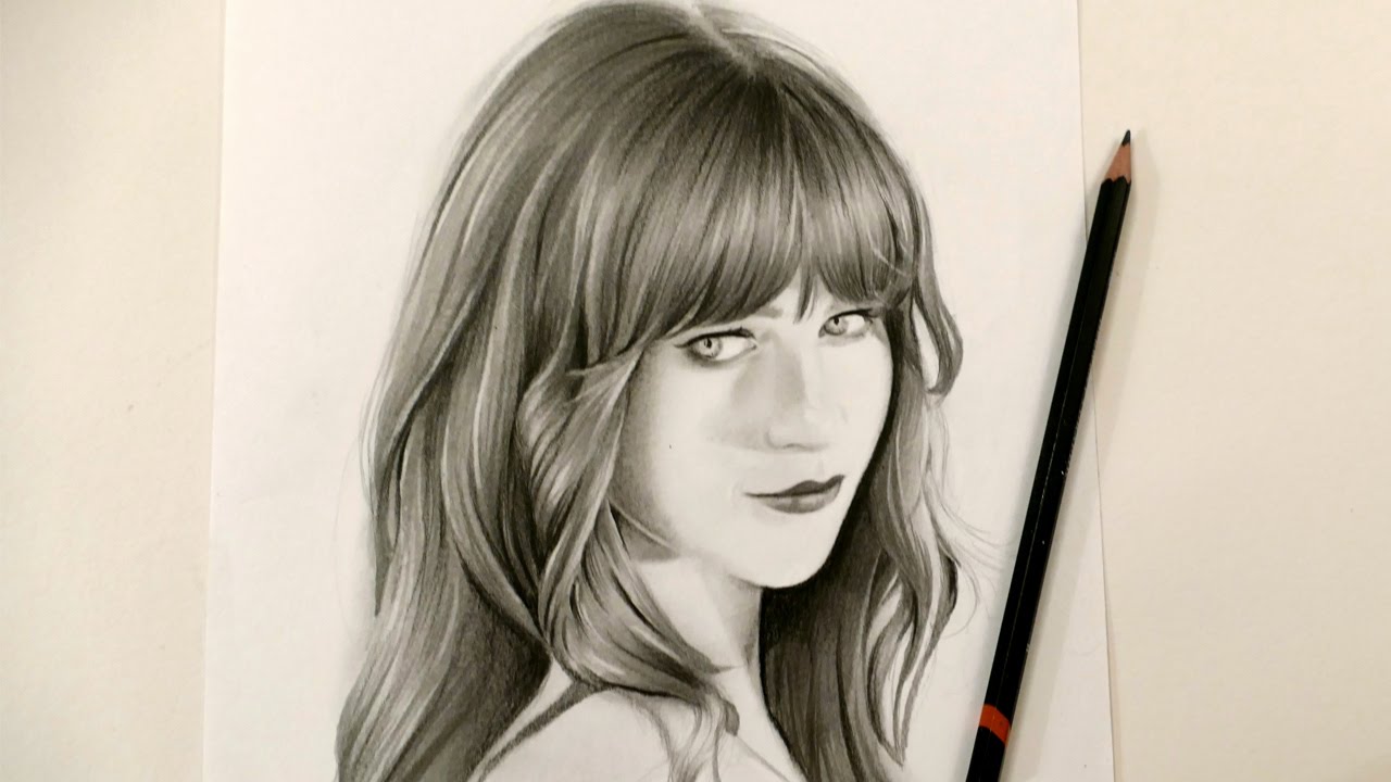 1280x720 How To Draw Realistic Hair Speed Drawing Tutorial - Sketch Realistic Hair