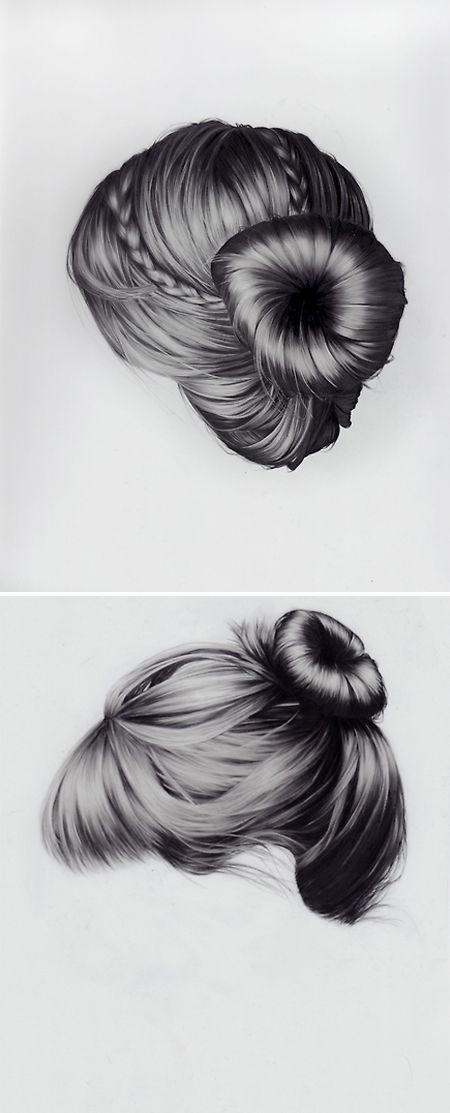 Sketch Realistic Hair At Paintingvalley Com Explore Collection Of Sketch Realistic Hair