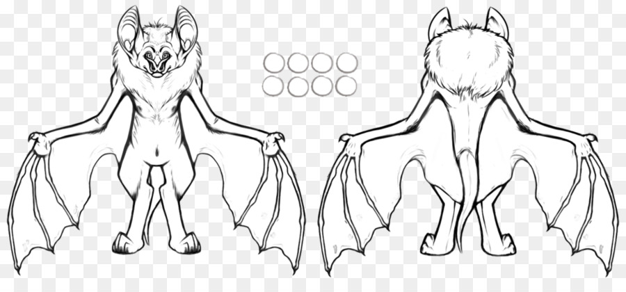 900x420 Sketch Drawing Bat Line Art Reference - Sketch Reference