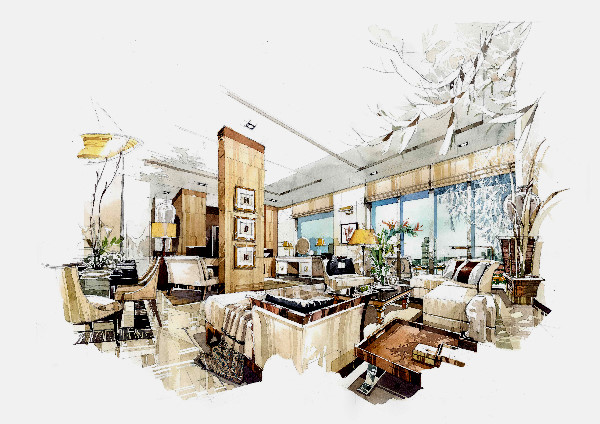 600x424 Home Ideas - Sketch Rendering