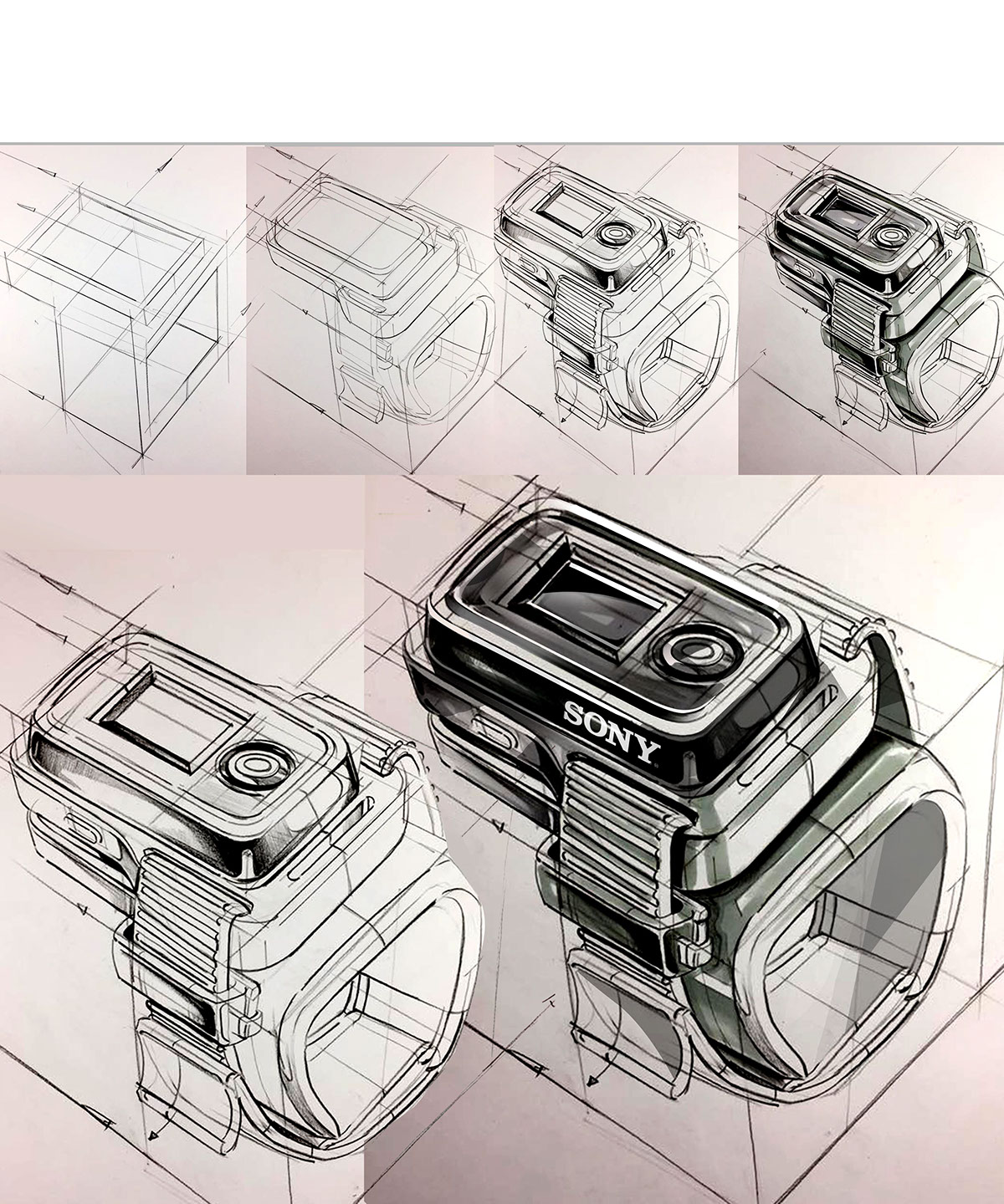 1200x1440 Industrail Design Sketch Amp Marker Rendering Tutorial On Behance - Sketch Rendering