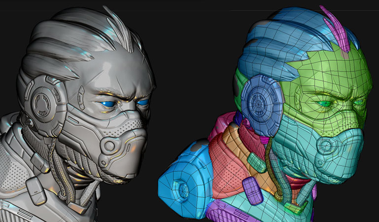 769x450 Hard Surface Retopology In 3d Coat Filesilo.co.uk - Sketch Retopo