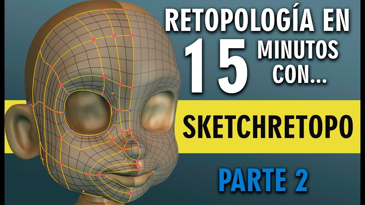 1280x720 En 15 Minutos Con Sketch Retopo Parte 2 Zbrush - Sketch Retopo