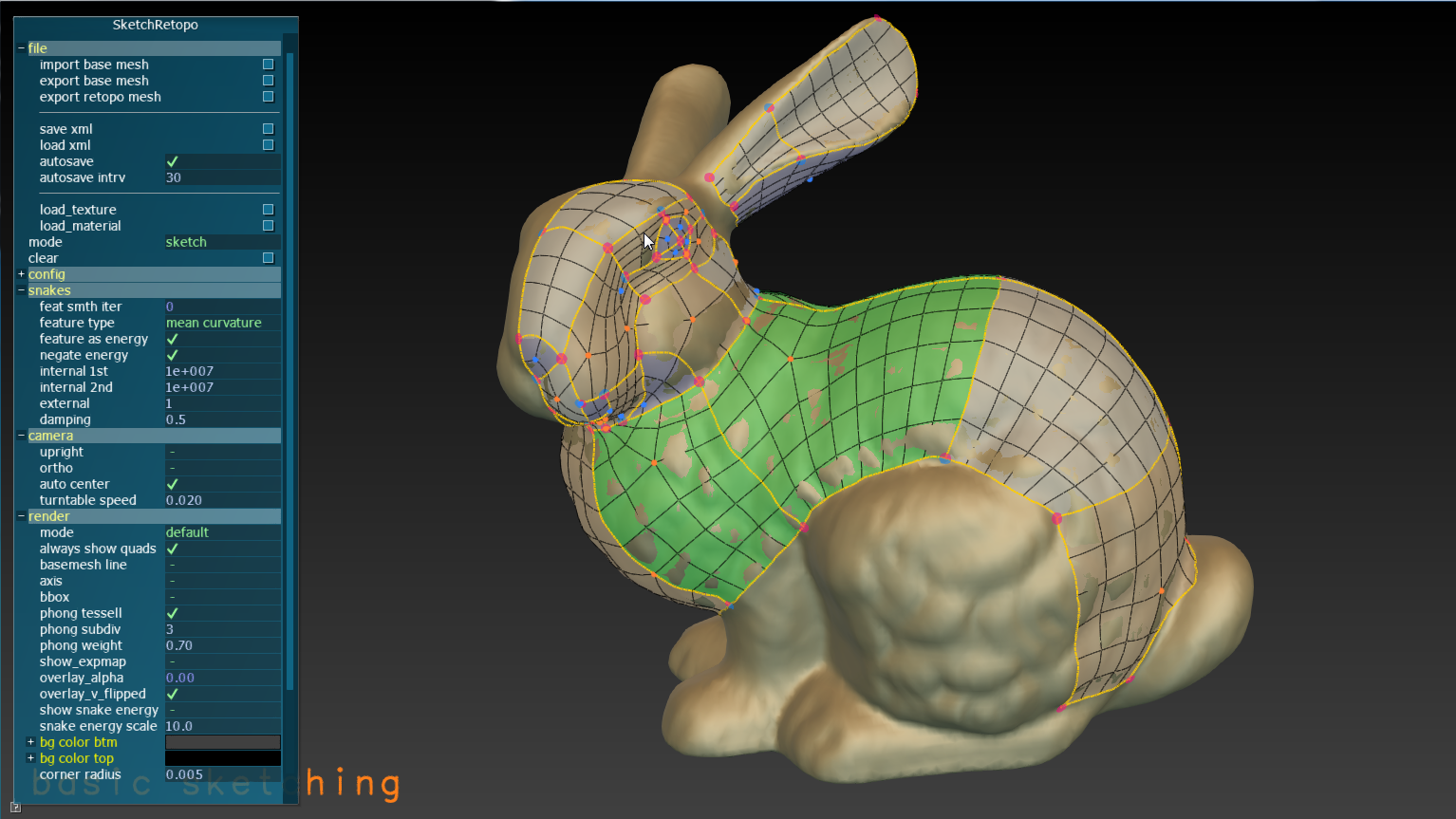 1534x863 Sketch Based Generation And Editing Of Quad Meshes - Sketch Retopo