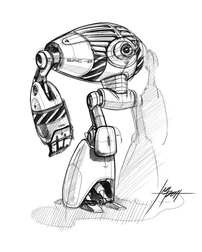 700x875 Project 2 Robot Design - Sketch Robot