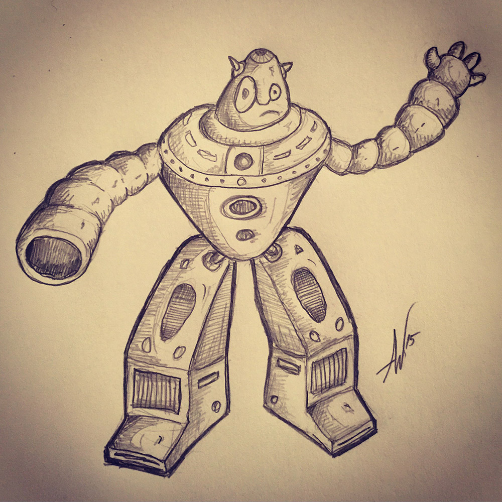 1000x1000 Robot - Sketch Robot