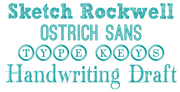 600x307 Fontophile - Sketch Rockwell