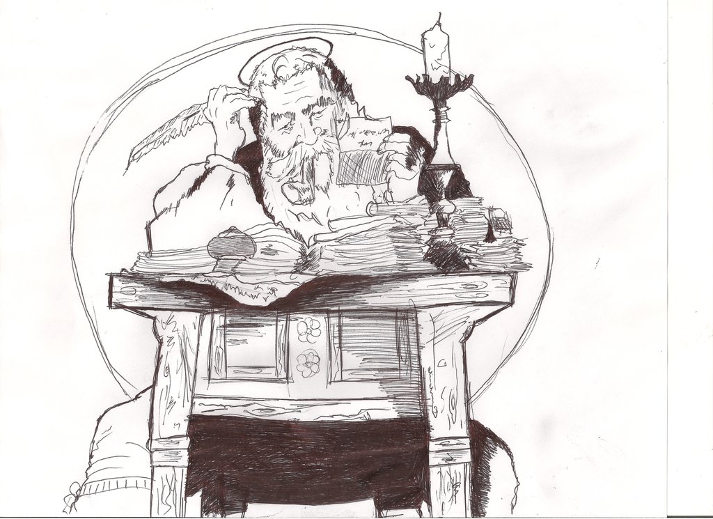 1024x745 Norman Rockwell Style Santa Sketch By Maxdamonkey - Sketch Rockwell