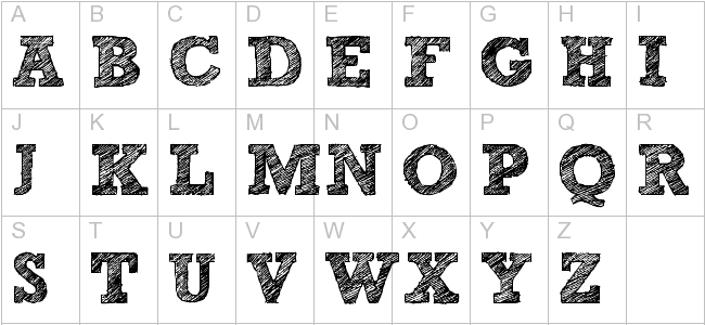 650x300 Sketch Rockwell, Regular 3d Fonts, Animals Fonts, Brush Fonts - Sketch Rockwell Font