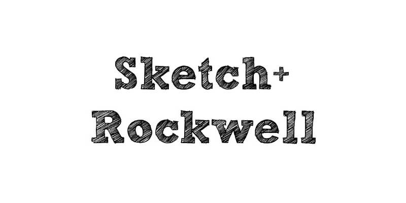 800x400 Sketch Rockwell Grunge Font Bypeople - Sketch Rockwell Font