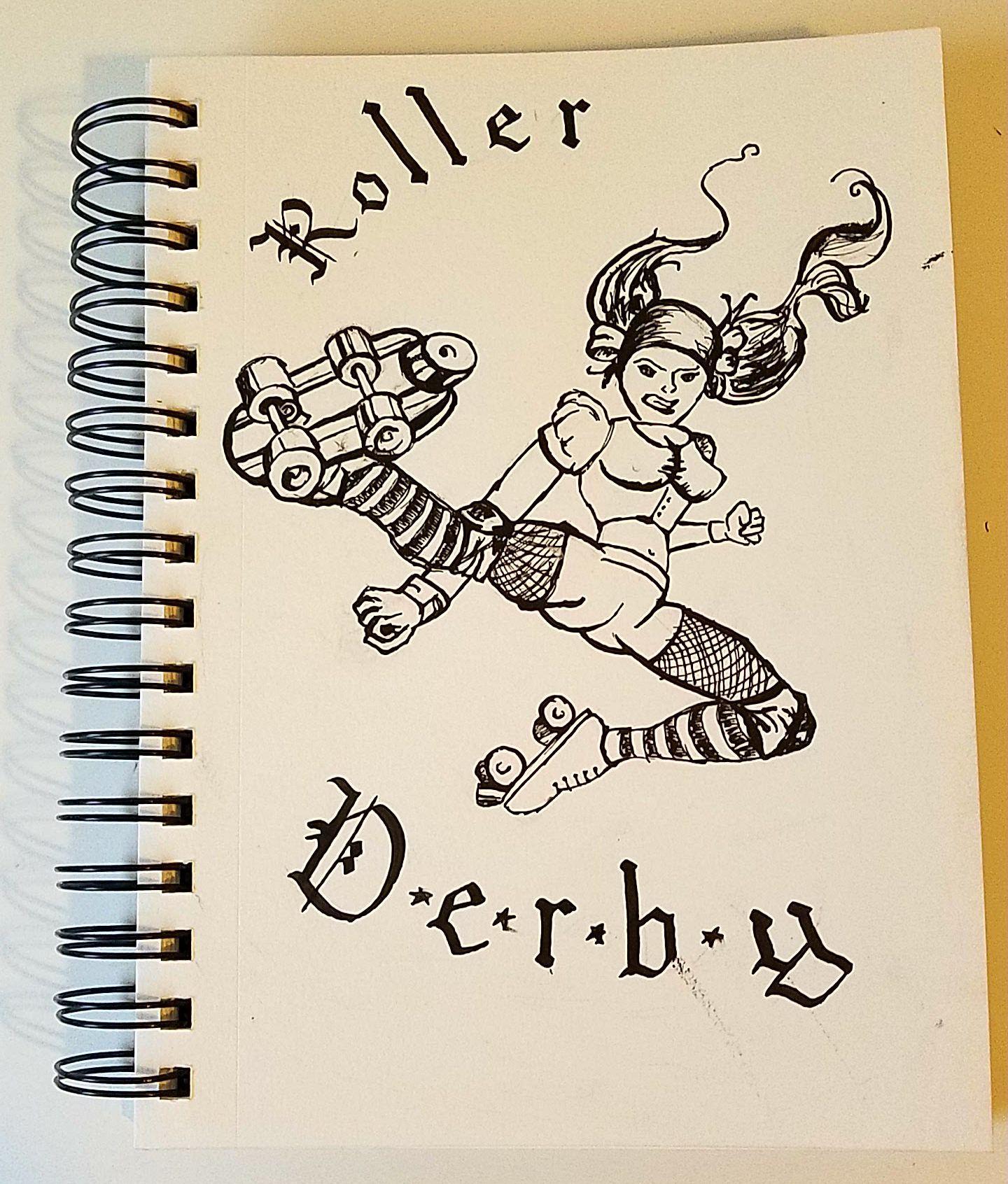 1440x1692 Roller Derby Sketch - Sketch Roller