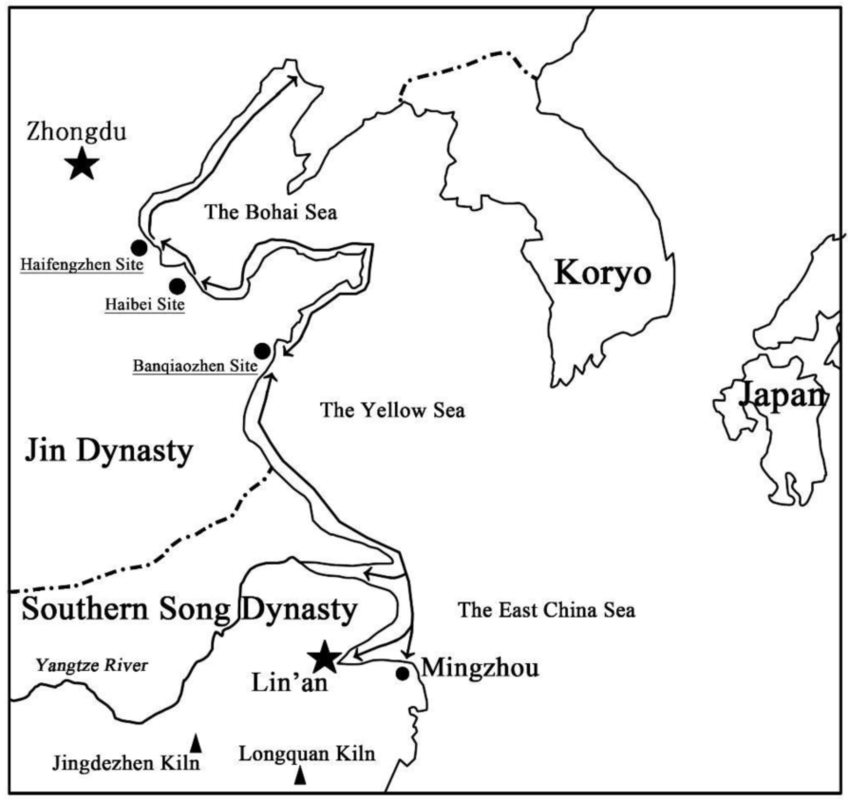 850x802 The Sketch Map Of The Route For Transshipment. Download - Sketch Route