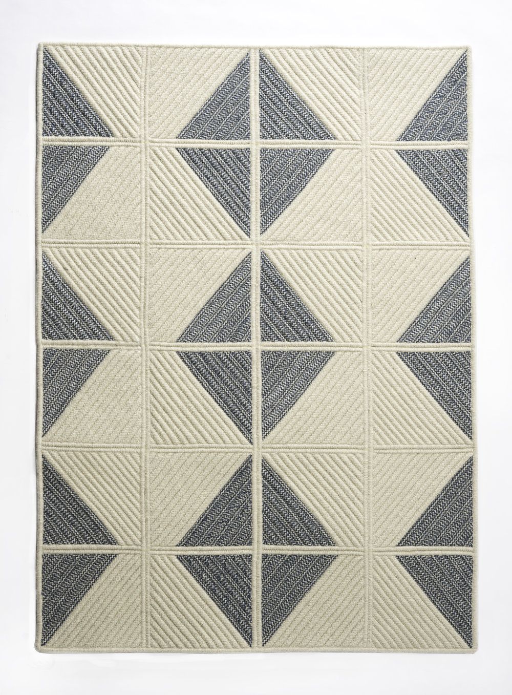 1000x1357 Sketch Rug Blue Studio, Geometric Form And Square Feet - Sketch Rug