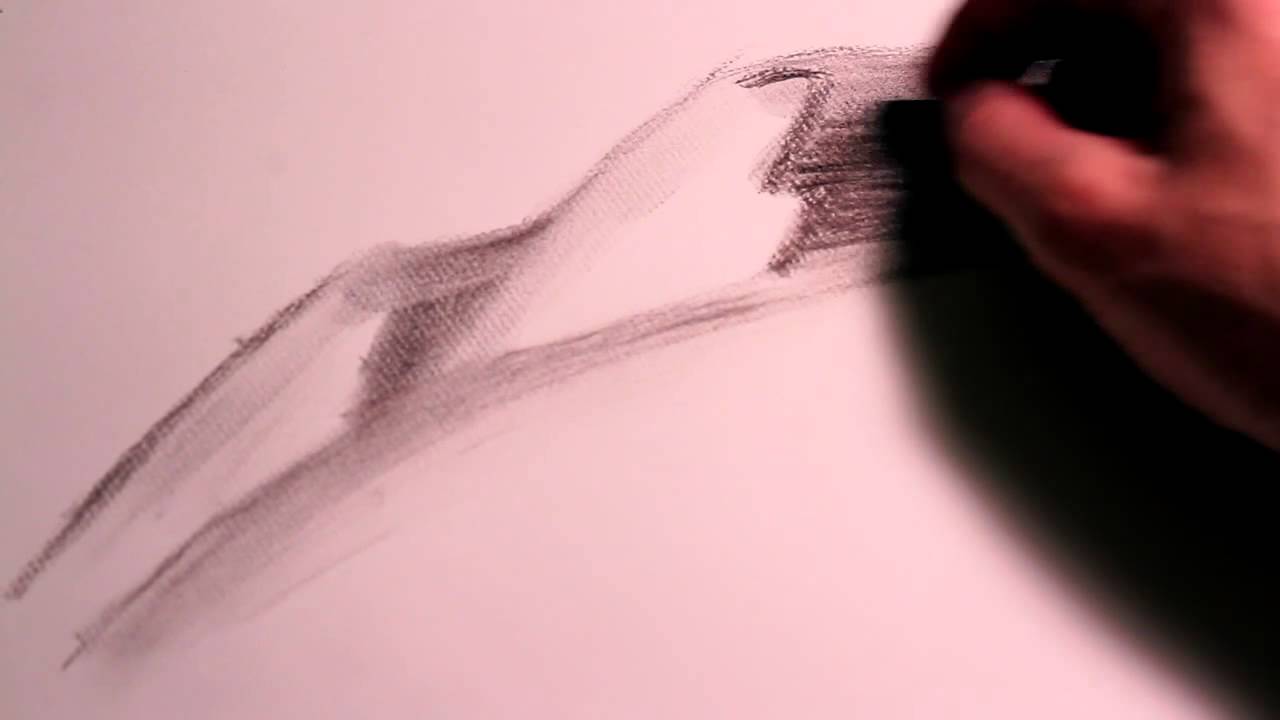 1280x720 How To Draw Sand With Charcoal - Sketch Sand