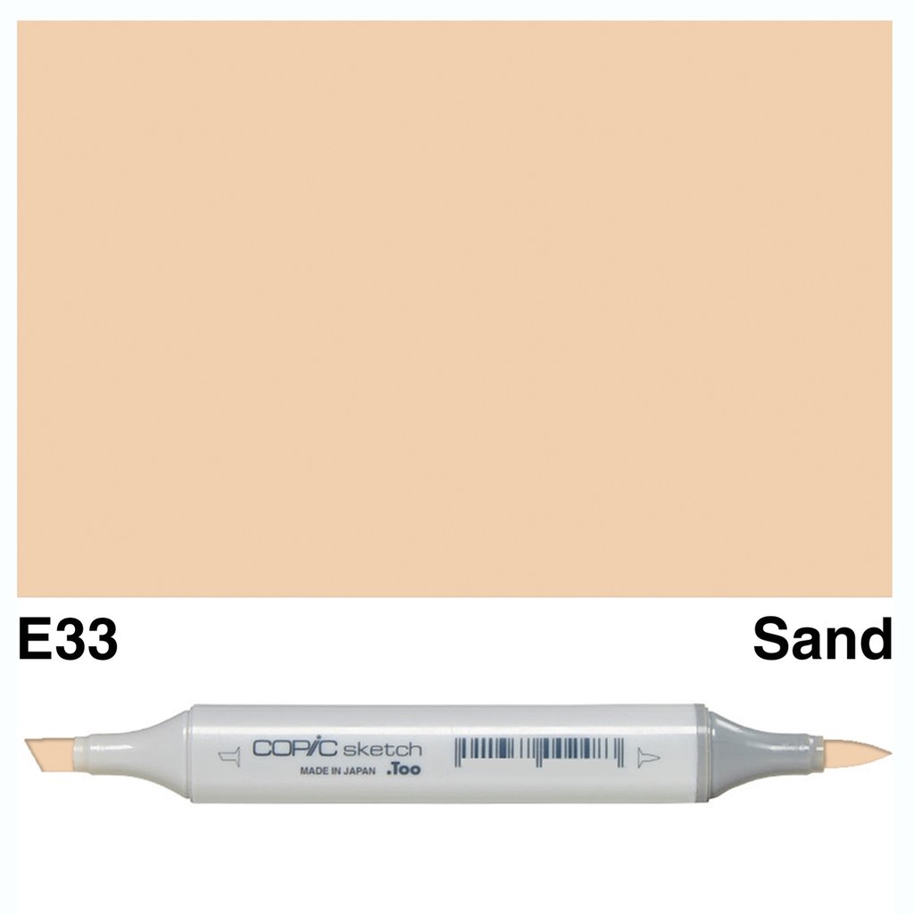 1024x1024 Copic Sketch Marker Pen E33 Sand - Sketch Sand