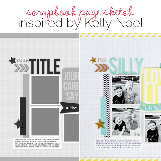 612x612 Scrapbook - Sketch Scrapbooking