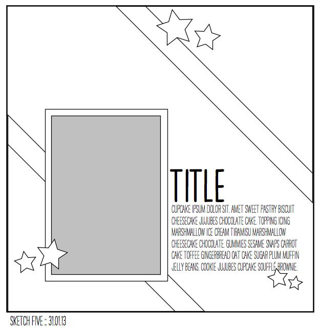 625x643 Paper Sketch To Scrapbook - Sketch Scrapbooking