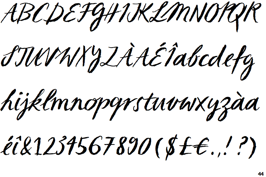 864x576 Identifont - Sketch Script Font