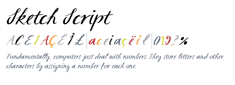 770x280 Sketch Script - Sketch Script Font