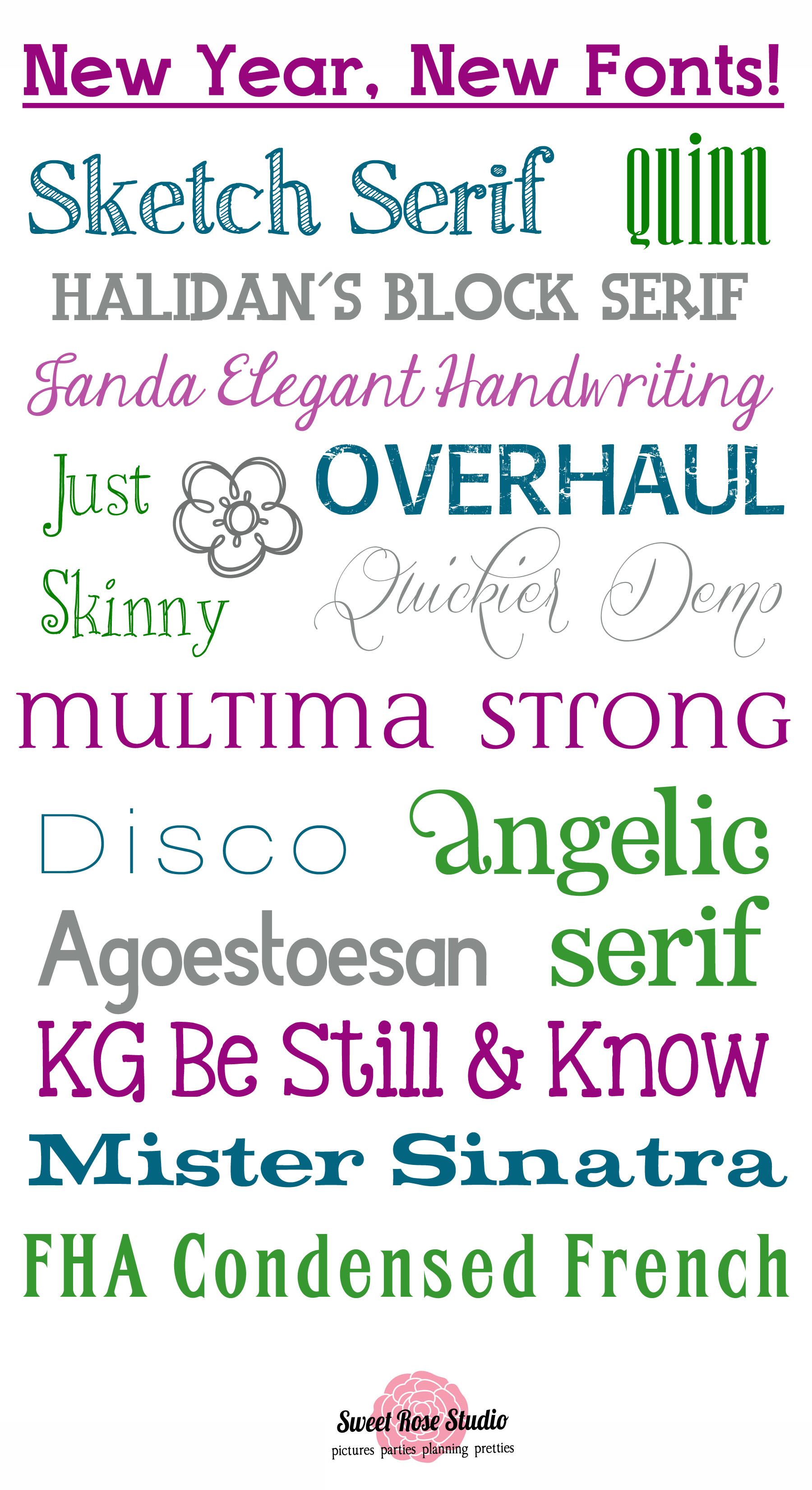 1800x3300 New Year, New Fonts! Fun Fabulous Fonts Fonts - Sketch Serif