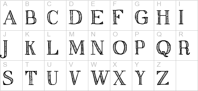 650x300 Sketch Serif 3d Fonts, Animals Fonts, Arabic Fonts, For Android - Sketch Serif