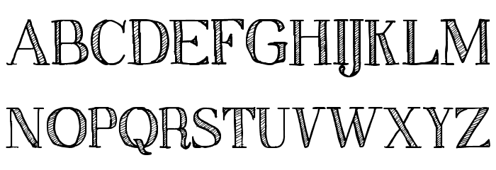 700x240 Sketch Serif Font - Sketch Serif