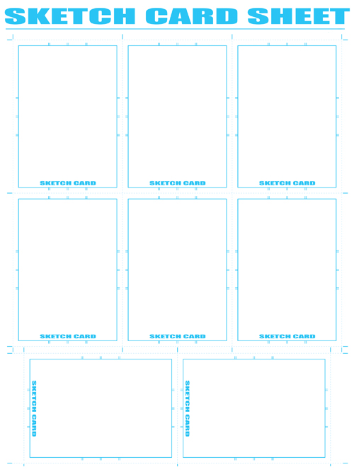 500x667 Free Comic Book Resources Sketch Card Sheet - Sketch Sheet