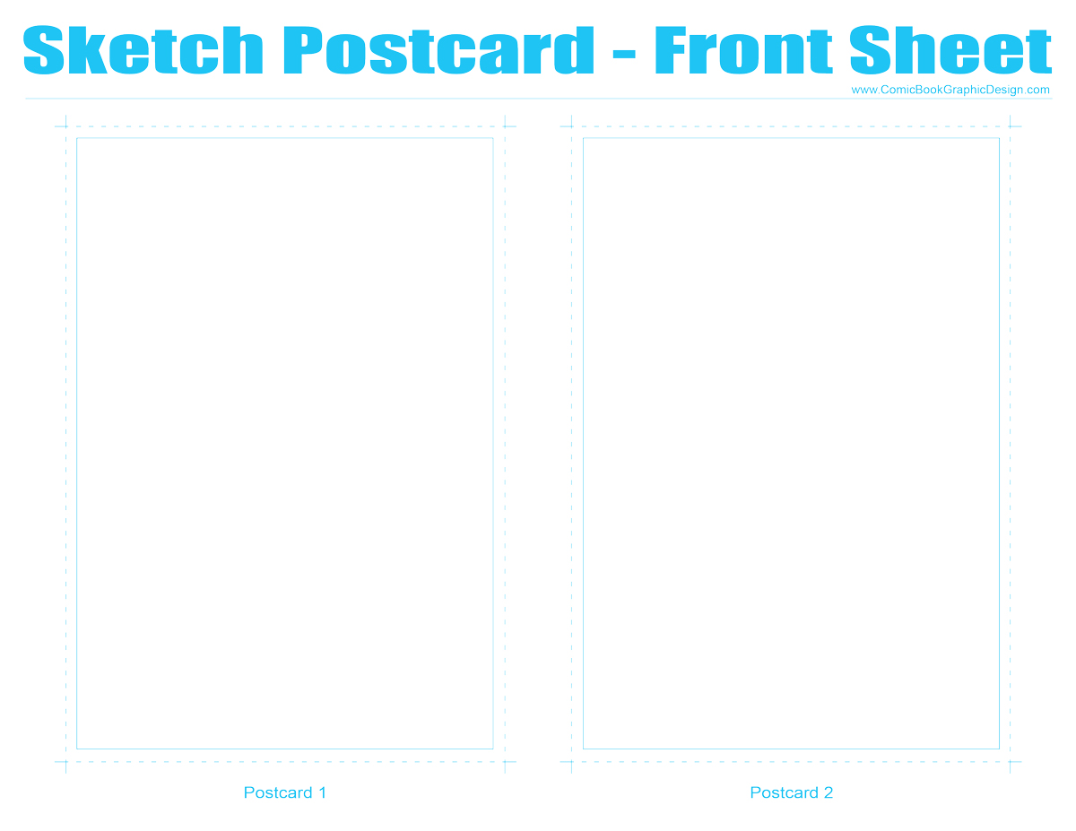 1200x927 Free Comic Book Resources Sketch Postcard Sheet - Sketch Sheet