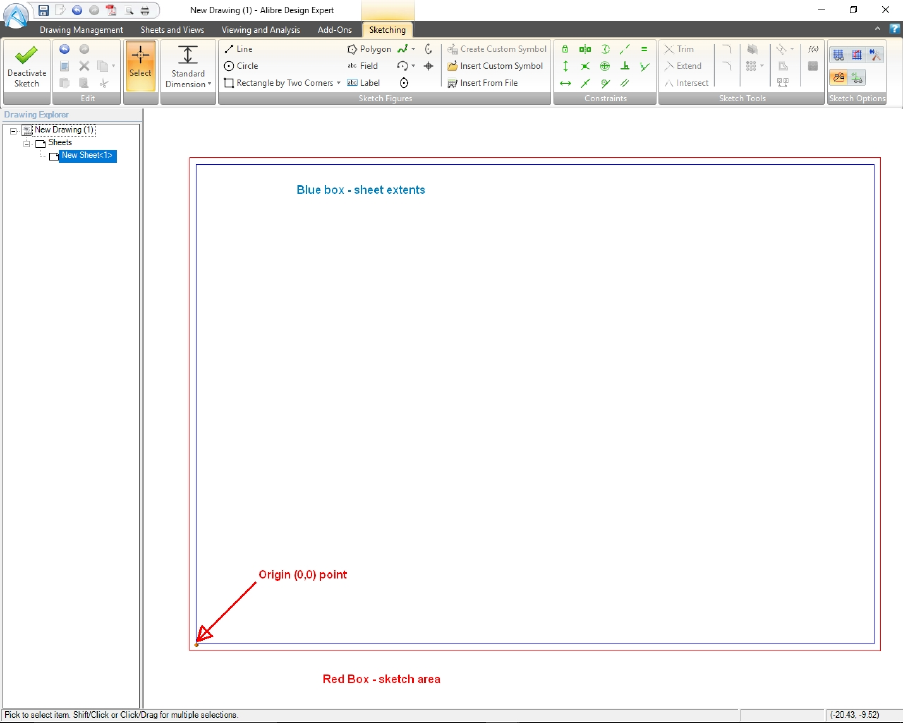903x723 Creating Custom 2d Drawing Templates In Alibre Design Support Center - Sketch Sheet