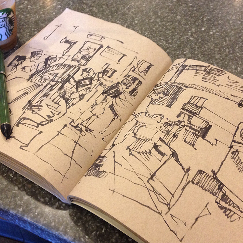 800x800 Coffee Shop Sketching Sketch Away Travels With My Sketchbook - Sketch Shop