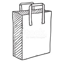 208x200 Sketch Shopping Bag Stock Vectors - Sketch Shopping