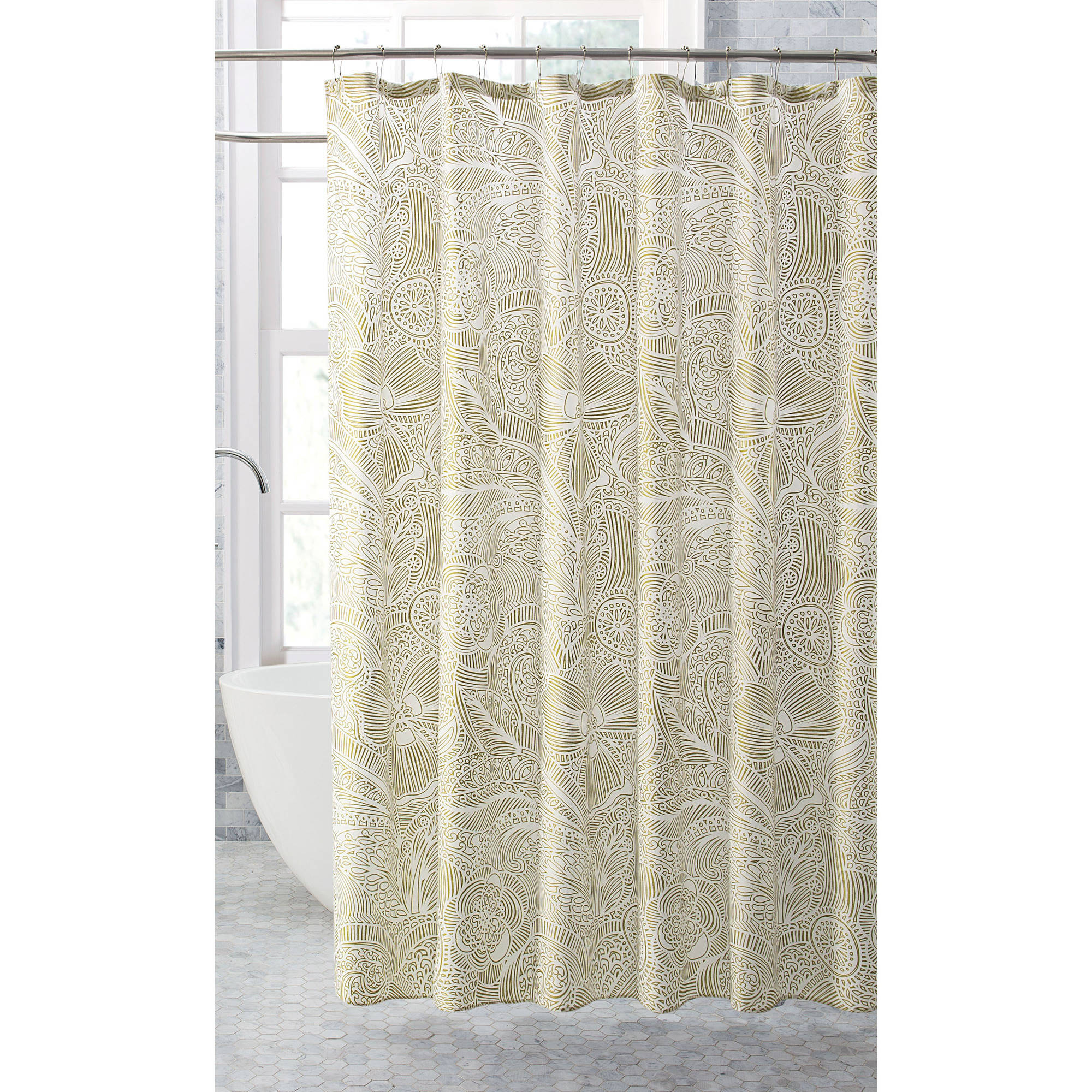 2000x2000 Better Homes And Gardens Sketch Floral Shower Curtain - Sketch Shower Curtain
