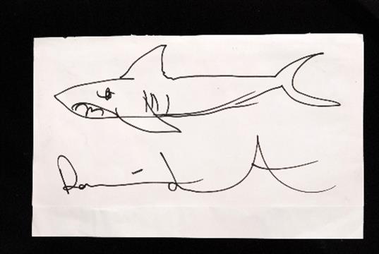 537x360 Damien Hirst (B. 1965 - Sketch Signature
