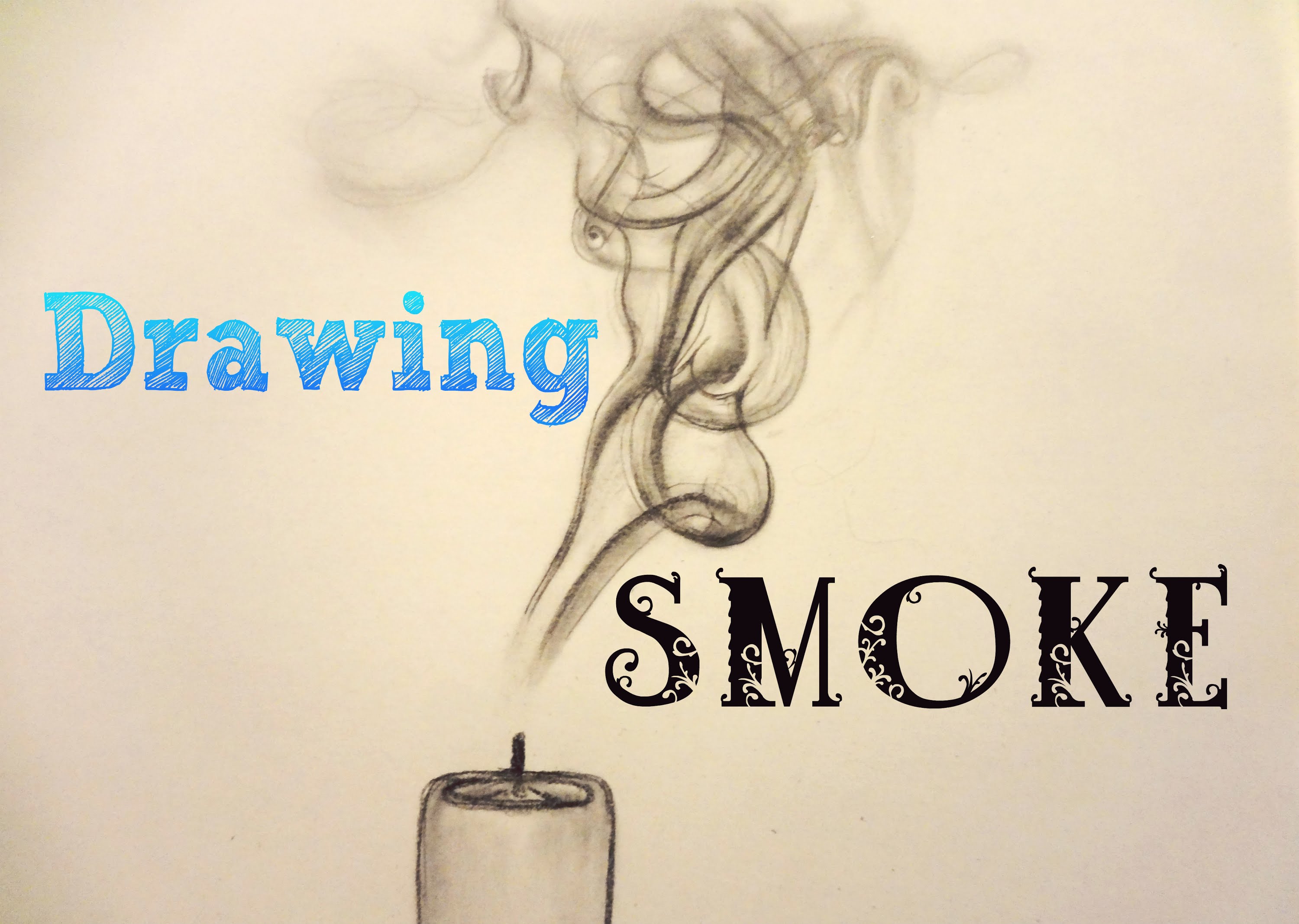 3000x2133 How To Draw Smoke With A Pencil - Sketch Smoke
