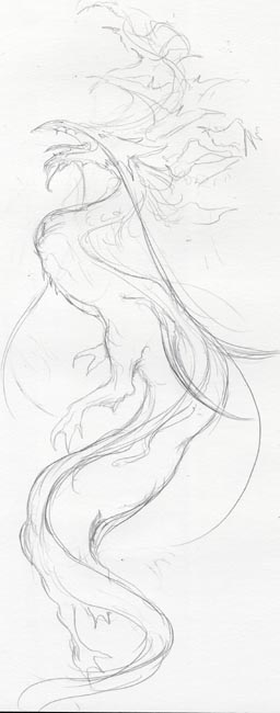 256x650 Midnight Ramblings Smoke And Fire Sketches - Sketch Smoke