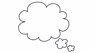 320x180 Speech Bubble 4 Sketch Illustration Hand Drawn Animation - Sketch Speech Bubble