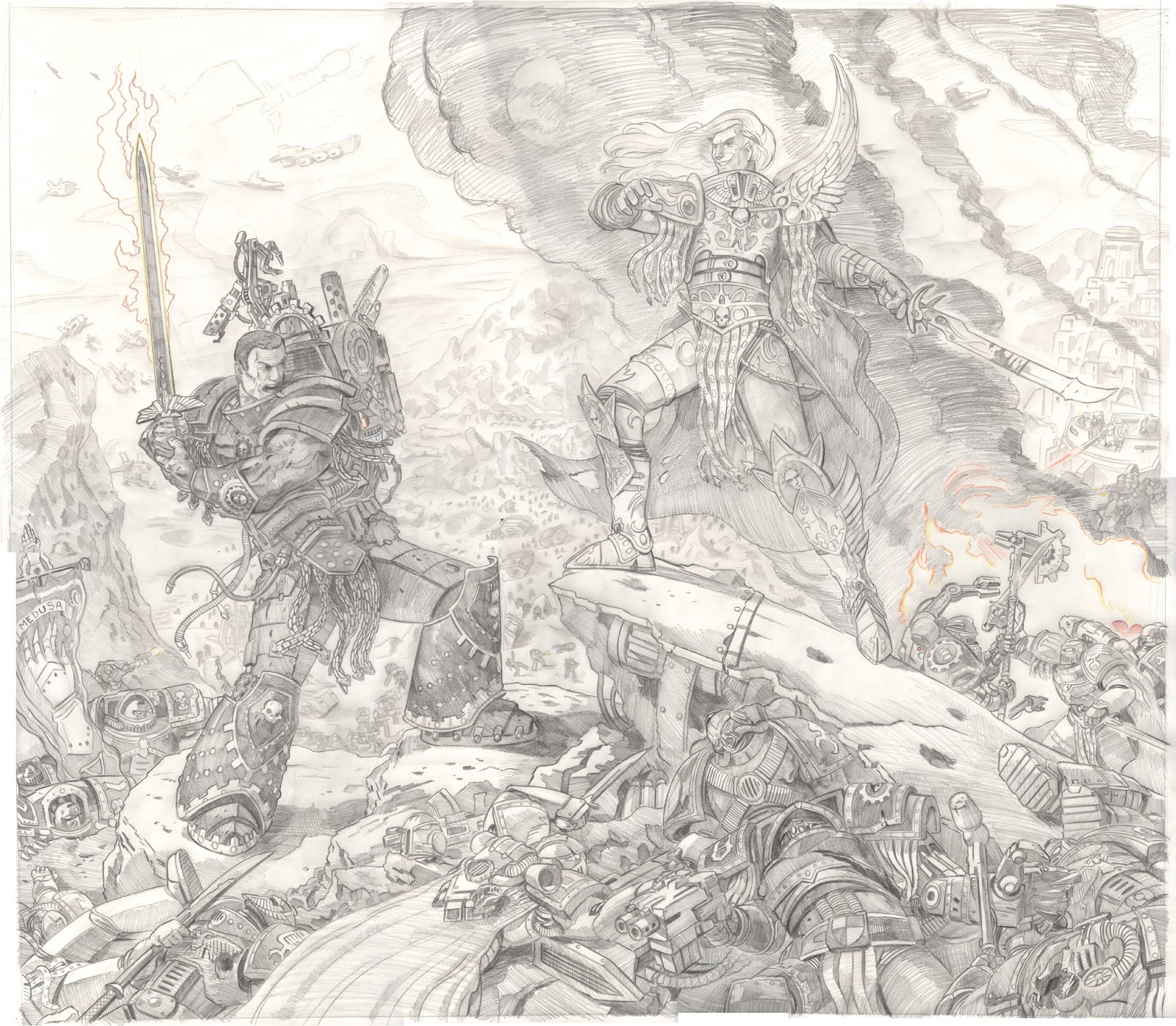 1600x1396 Sketch Gallery Blog Jeff Porter Art Amp Illustration Last Stand - Sketch Stand