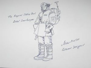 300x225 Star Wars Original Art Sketch ~john Mollo (Original Movie Costume - Sketch Star Wars