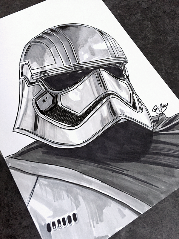 600x800 Star Wars Marker Pen Sketches On Wacom Gallery - Sketch Star Wars