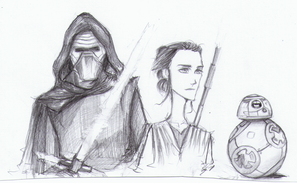 1024x631 Star Wars Character Sketch By Nightwish77 - Sketch Star Wars