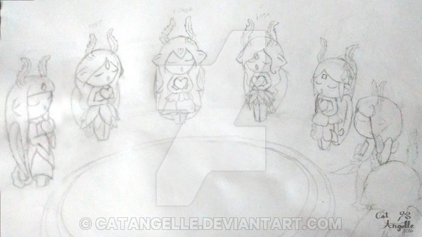 600x337 Status 7 Hearts Purity Sketch By Catangelle - Sketch Status