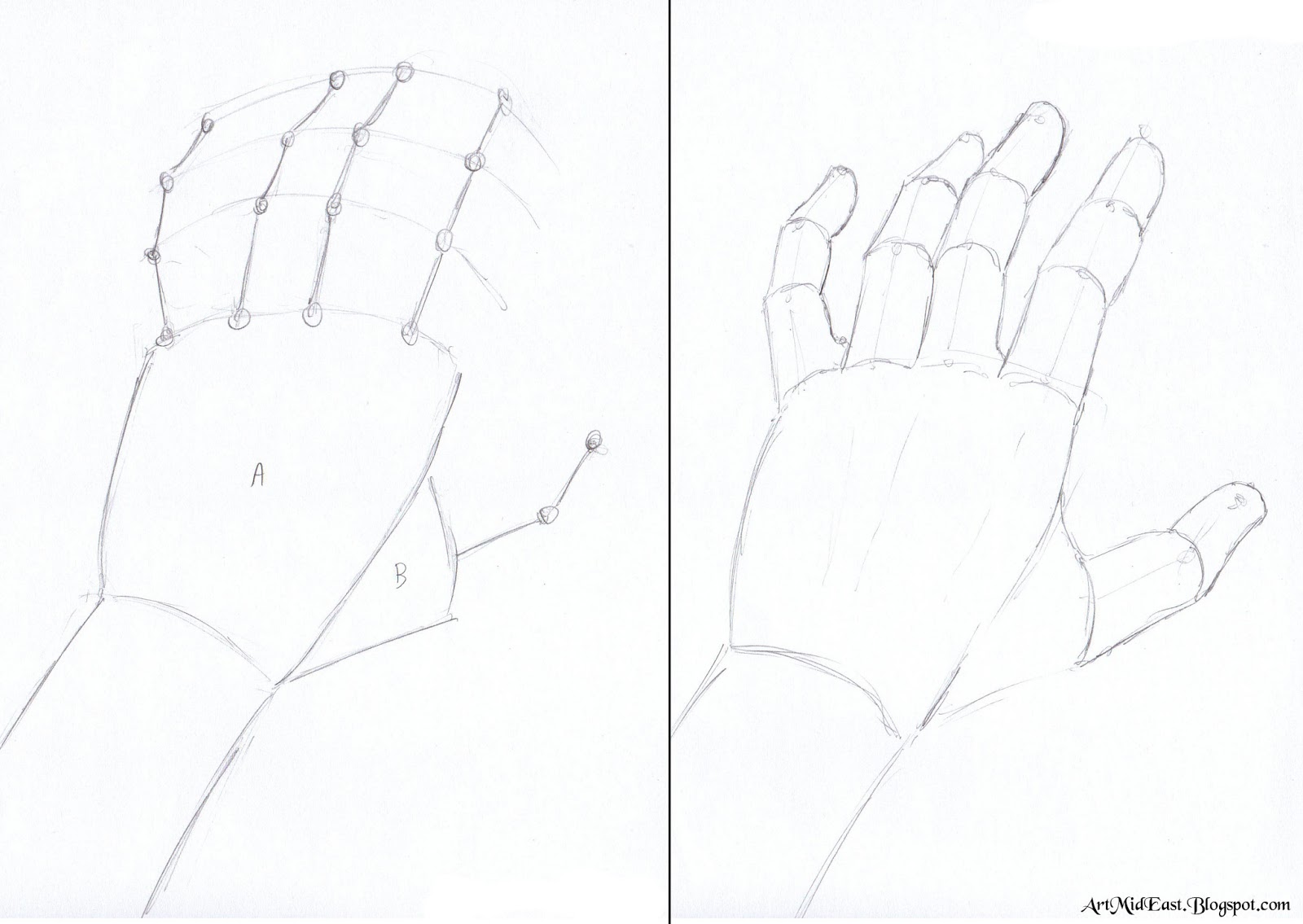1600x1135 How To Draw A Hand - Sketch Step By Step