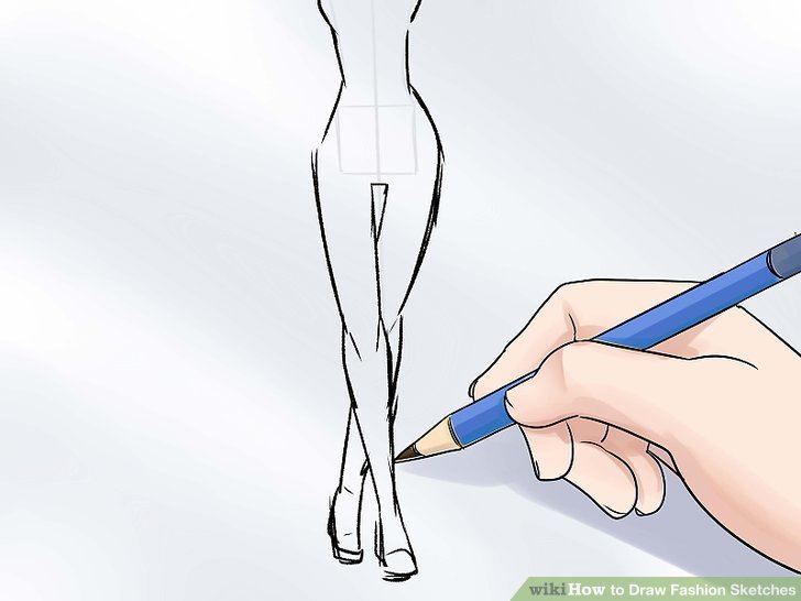 728x546 The Simplest Way To Draw Fashion Sketches - Sketch Step By Step