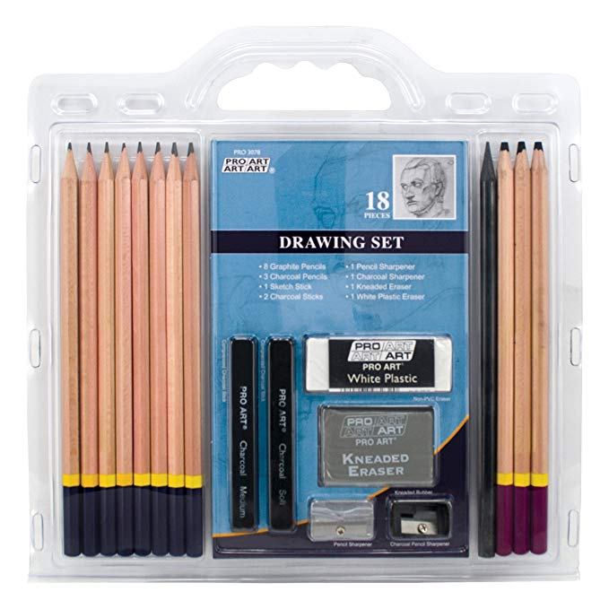 679x679 Pro Art 18 Piece Sketchdraw Pencil Set (Multicolour) Amazon.in - Sketch Stick