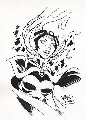 288x400 Storm Sketch, Original Art By John Royle And Chris Wozniak - Sketch Storm