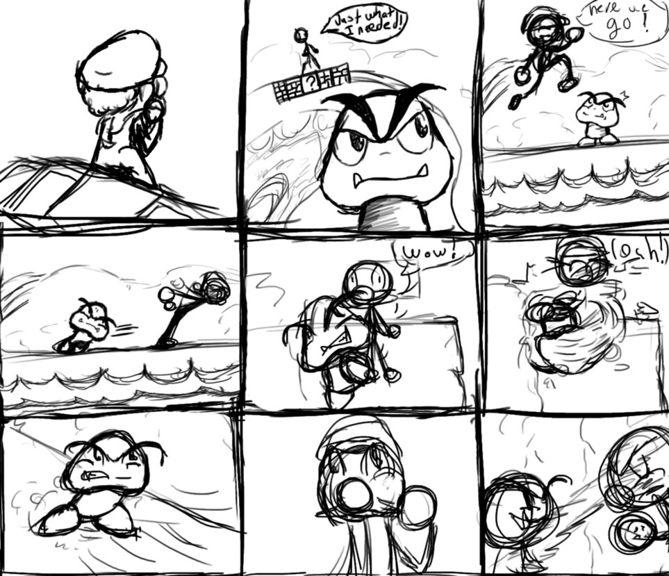 963x829 Challenge Accepted! Rough Storyboard Sketch - Sketch Storyboard