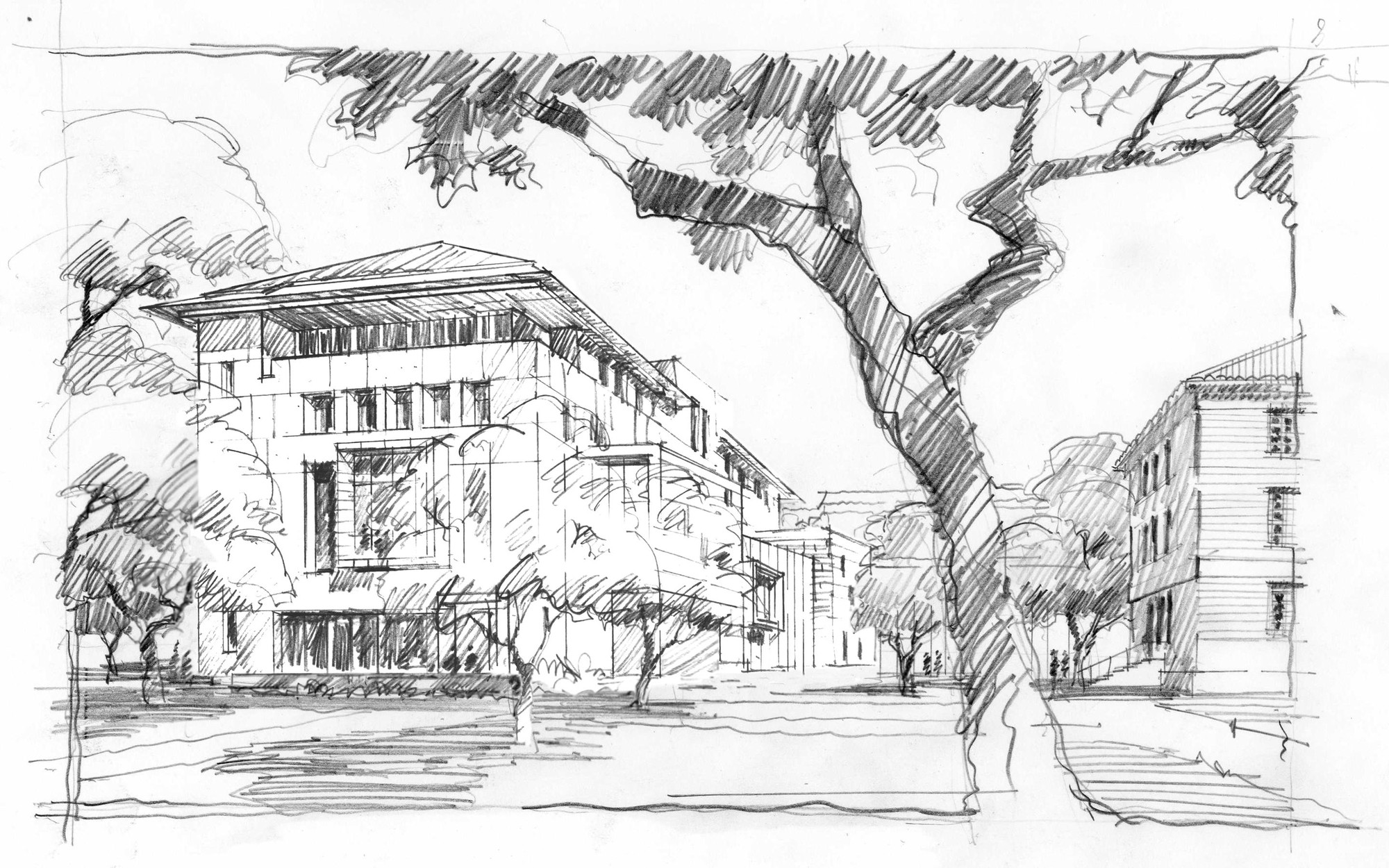 2000x1250 Gallery Of Student Activity Center Overland Partners + Wtw - Sketch Student