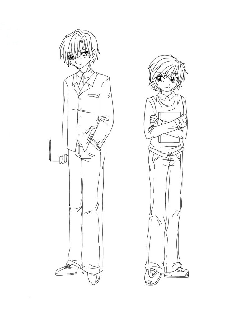 781x1022 Sketch Teacher And Student By Hero Of Awesome - Sketch Student