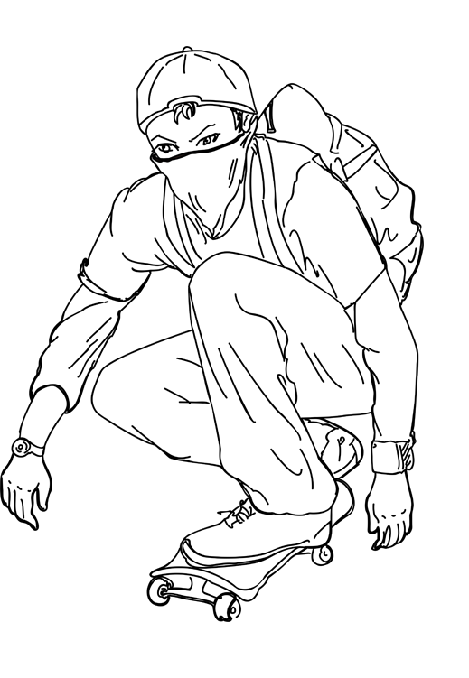 519x751 Student Cartoon Download Sketch - Sketch Student