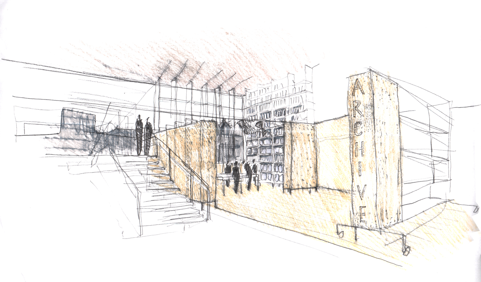 1582x928 Gallery Of The Archive Studio Jonathan Tuckey Design - Sketch Studio